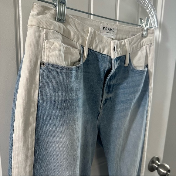 FRAME Le Crop Mini Boot Jeans Color- Block - Picture 11 of 16